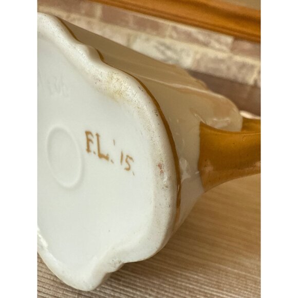 Antique KPM Berlin Porcelain Creamer – Gold Trim Monogram B Royal German China - Picture 13 of 16